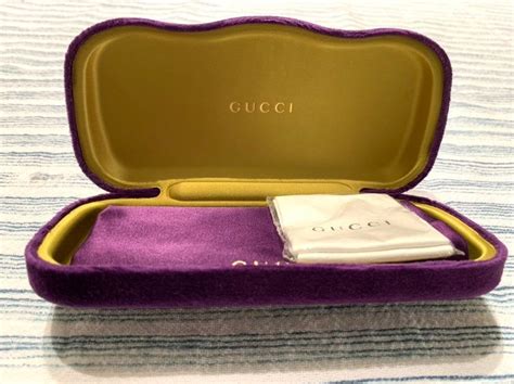 gucci sunglasses case|authentic Gucci sunglasses case.